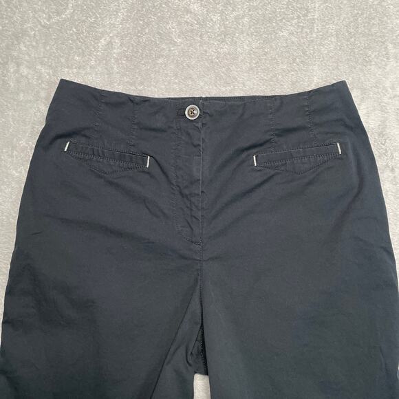 Maeve Pants Womens 14 Black High Rise Light Stretch Classic Retro Casual Capsule - Picture 5 of 9